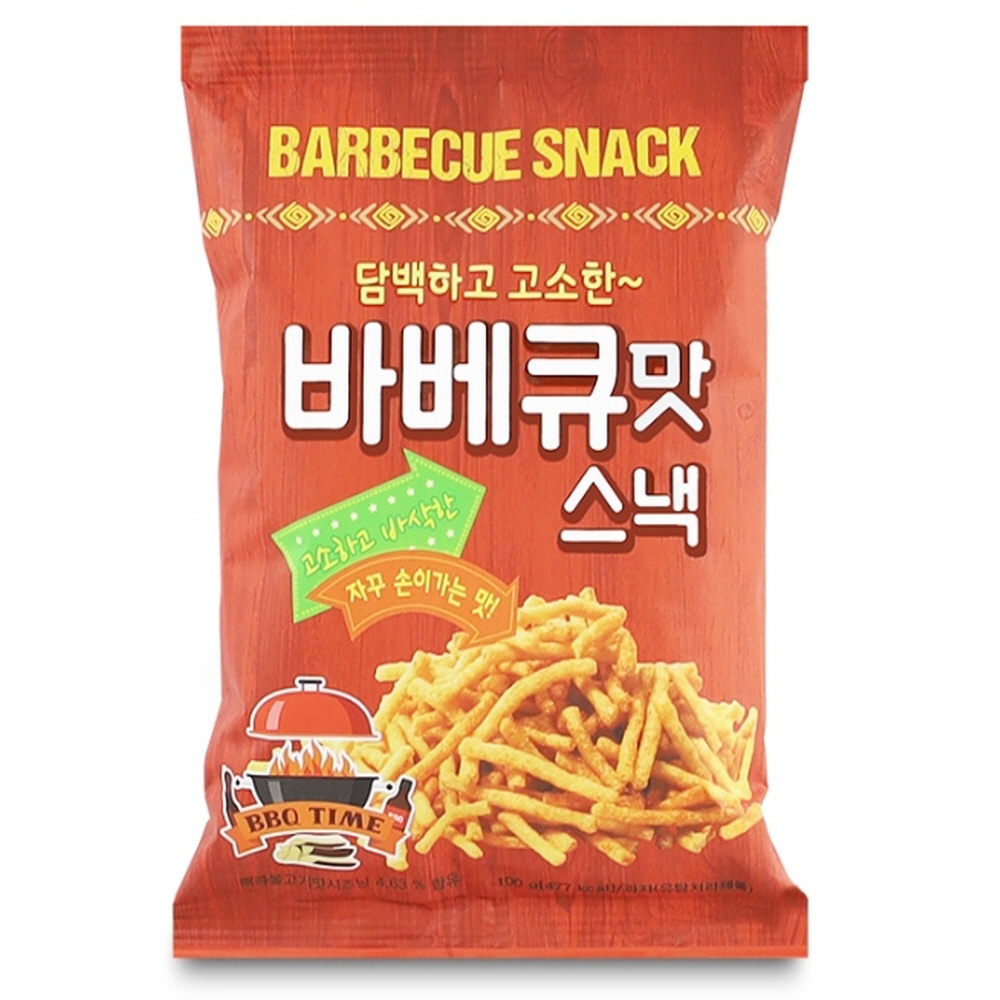 싱싱 바베큐맛 스낵 100g 사무실 간식 주전부리 : 럭키투데이365