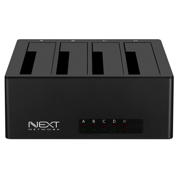[리퍼제품] USB3.0 4Bay DATA Docking Station / e-SATA / 2.5형, 3.5형 SATAI,II,III HDD 및 SSD사용가능 NEXT-644DU3 - 상품 이미지