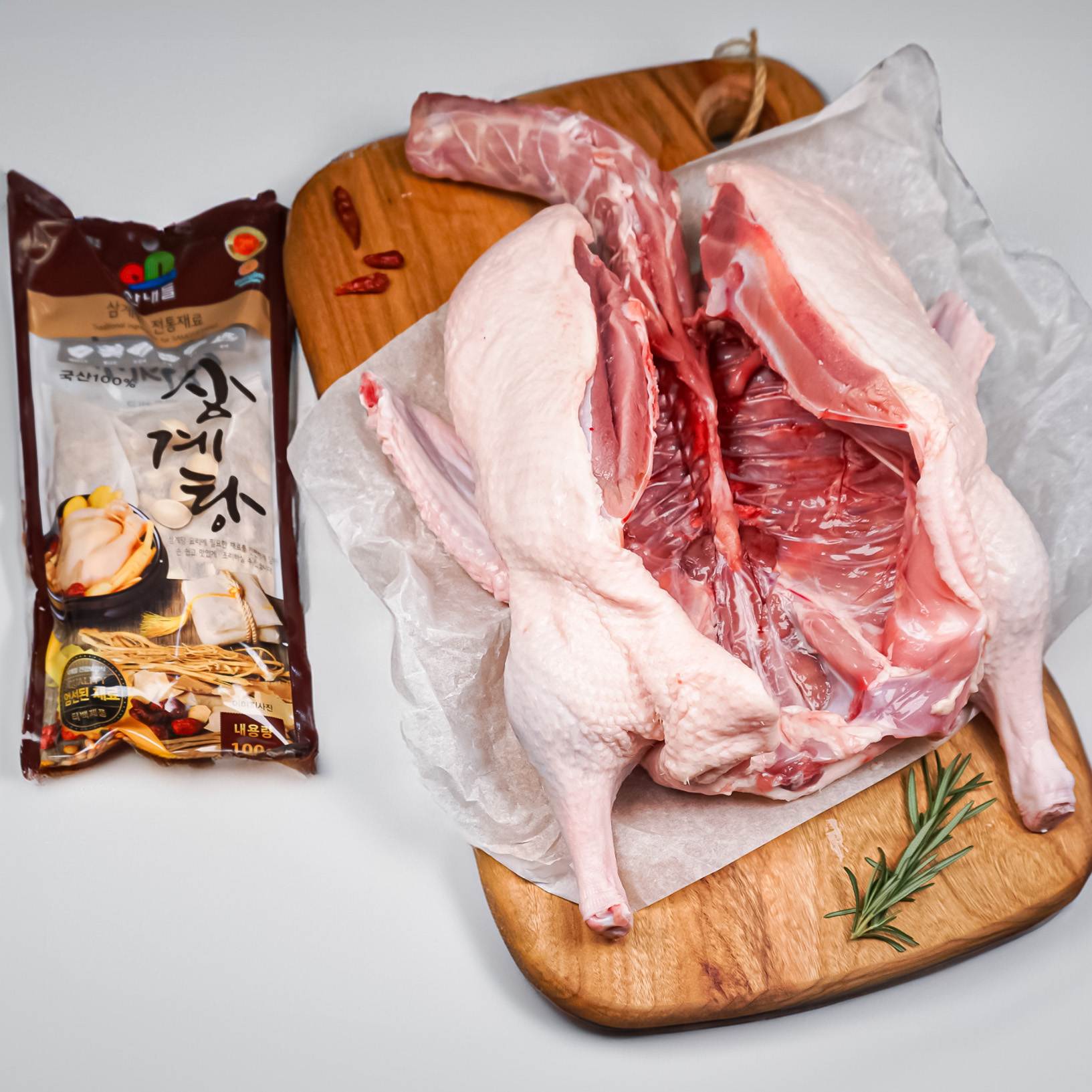 [한방티백포함] 백숙용 통오리 오리백숙 생오리 삼계탕(손질무게 2-2.5kg) - 상세 이미지 4