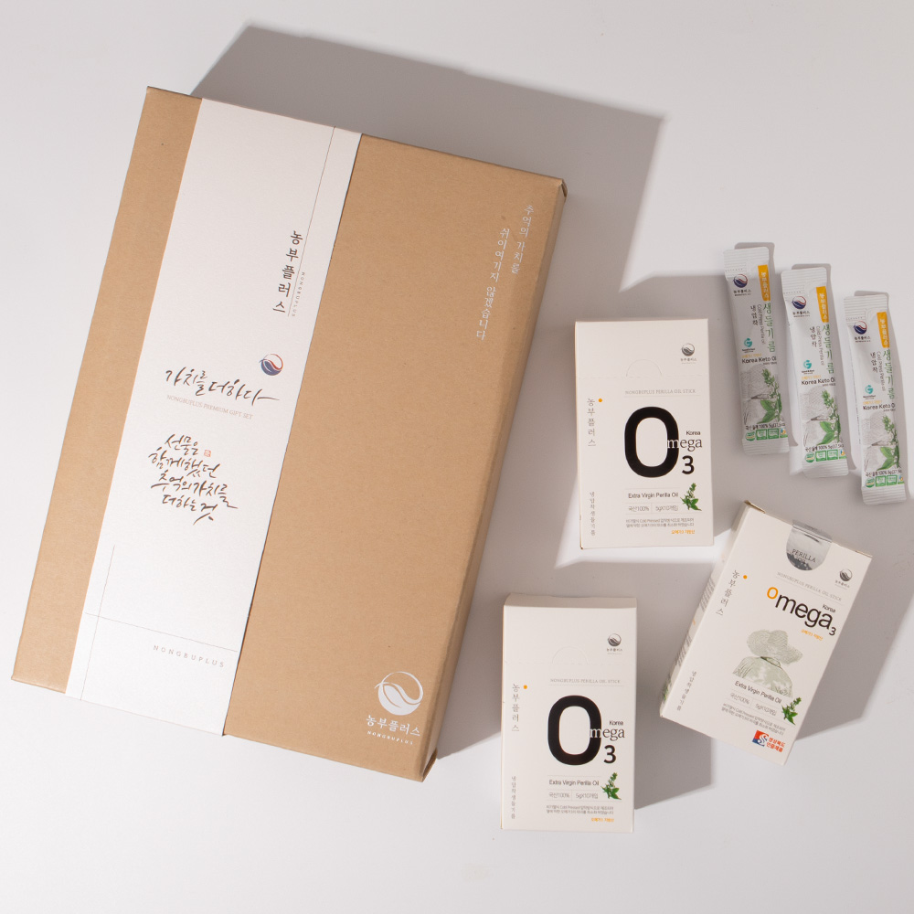 농부플러스 국산 냉압착 생들기름 스틱 선물세트 ( 5g x 30개입 ) - 상세 이미지 4