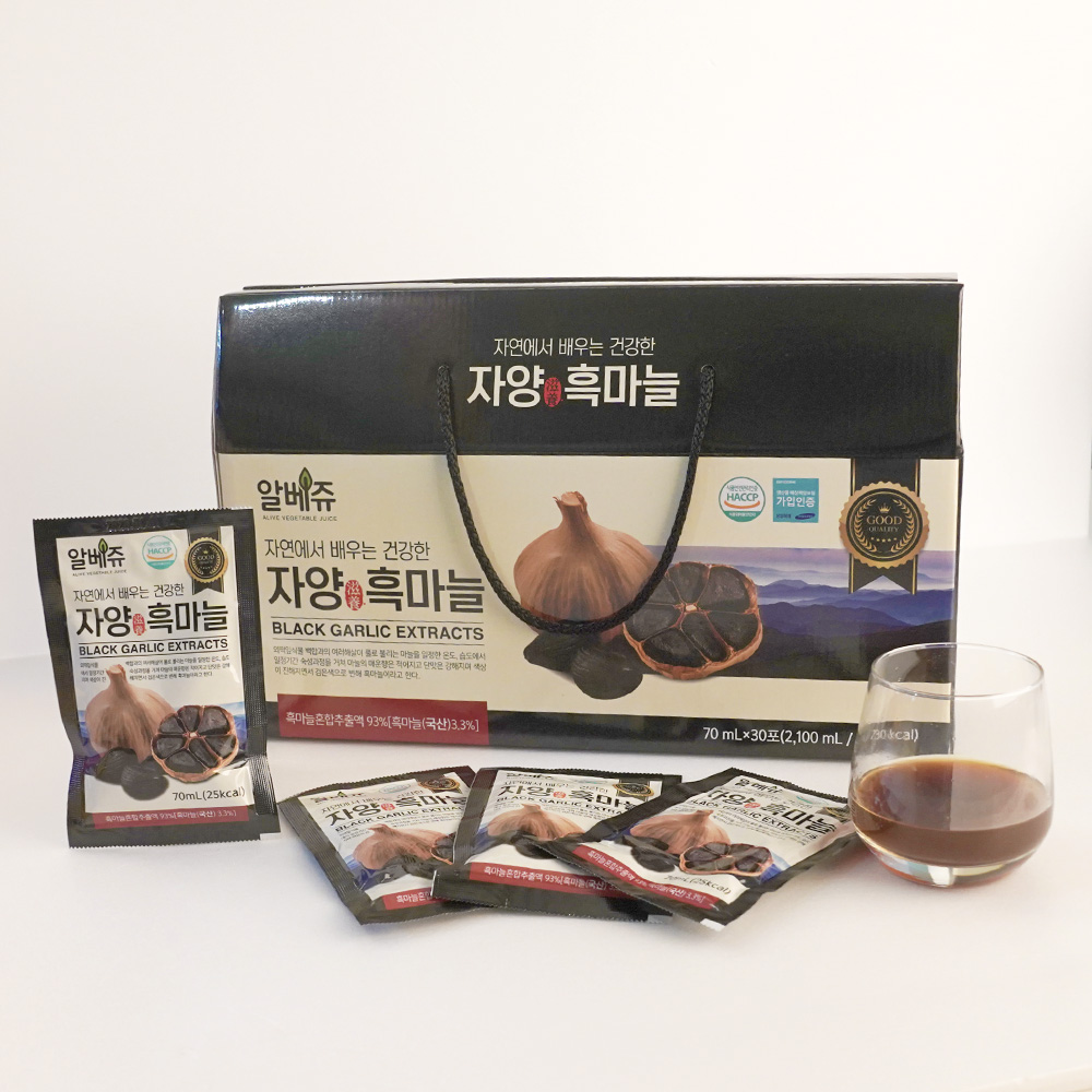 닥터포이 알베쥬 의성 자양 흑마늘 즙 진액 액기스 70ml x 30포 - 상세 이미지 2