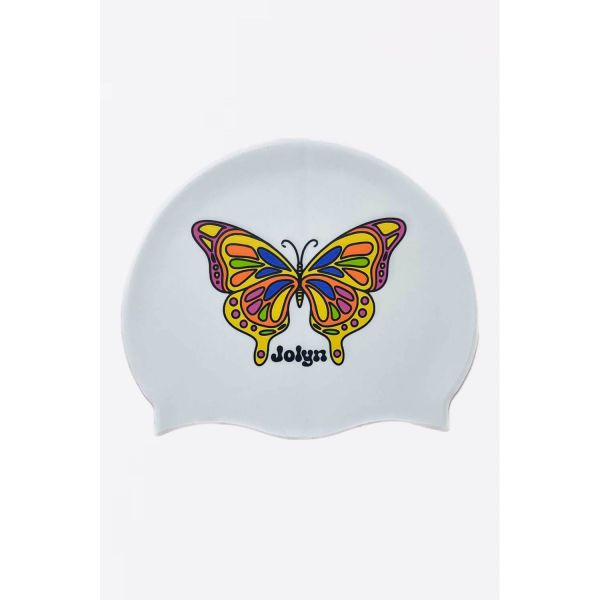 졸린 실리콘 수모 수영모자 마리 나비 Jolyn Silicone Swim Cap - Mari - 상품 이미지