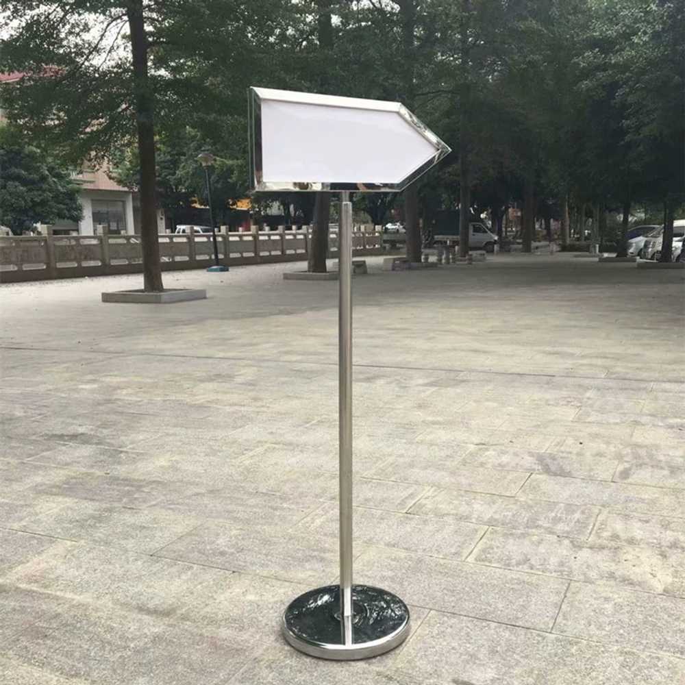 스테인리스 화살표 안내 표시 이정표 방향지시 표시판 - 상품 이미지