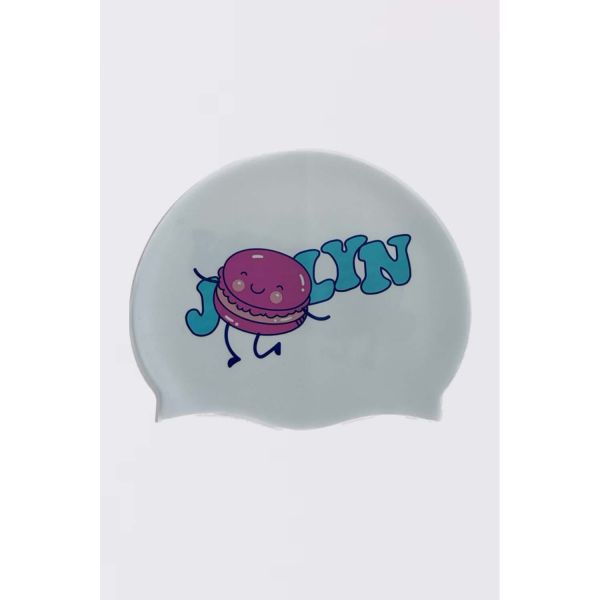 졸린 실리콘 수모 수영모자 마카룬 Jolyn Silicone Swim Cap - Macaroon - 메인 이미지
