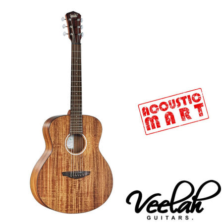 Veelah 비일라 MC-KOA-E 코아 미니 여행 어린이 여성용 통기타