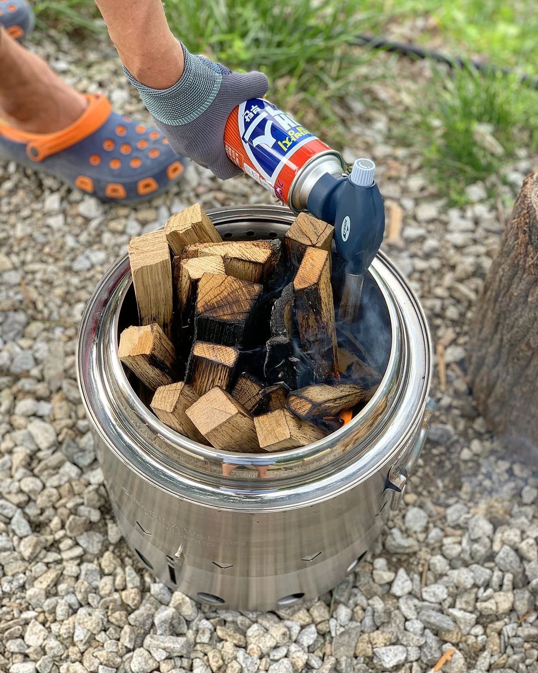 디바디바 Westove 불멍 이중연소 화로대 캠핑 화로대 불멍 화로 우드스토브