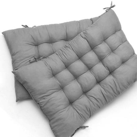 상세페이지 참조 Oce 푹신한 긴 쿠션 기대는 의자 방석 48x160cm 그레이 소파 패드