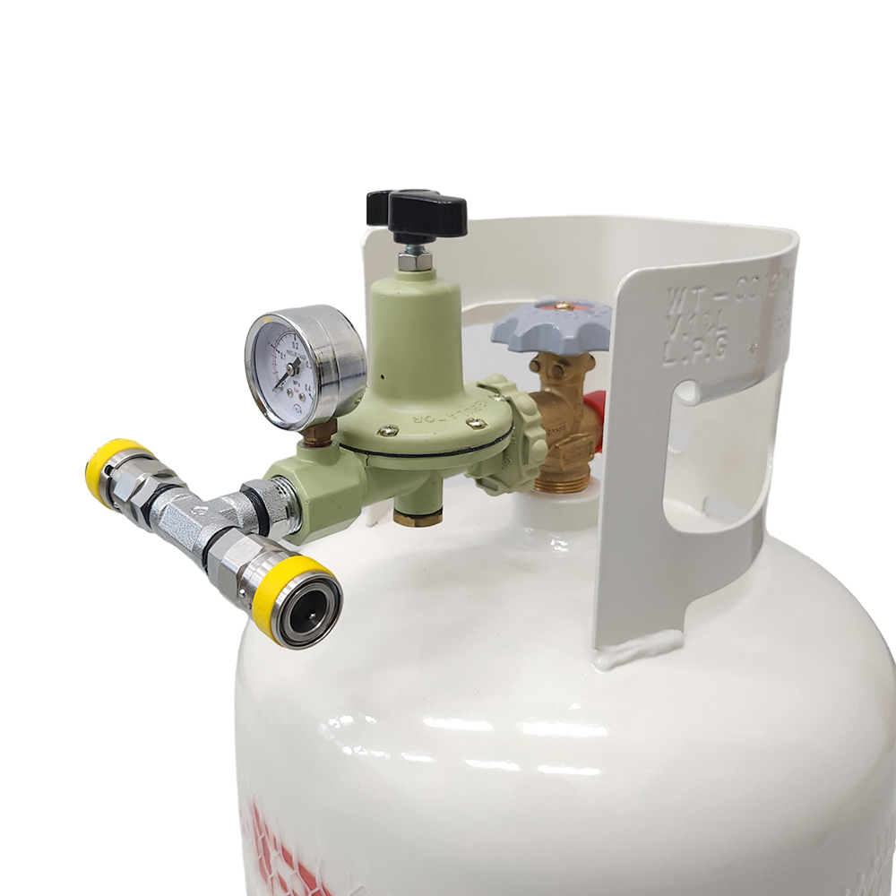 (442) LPG 감압기 이소 부탄 분배기 가스 압력조정기 세트 / 캠핑돔즈 레귤레이터 - 상세 이미지 4