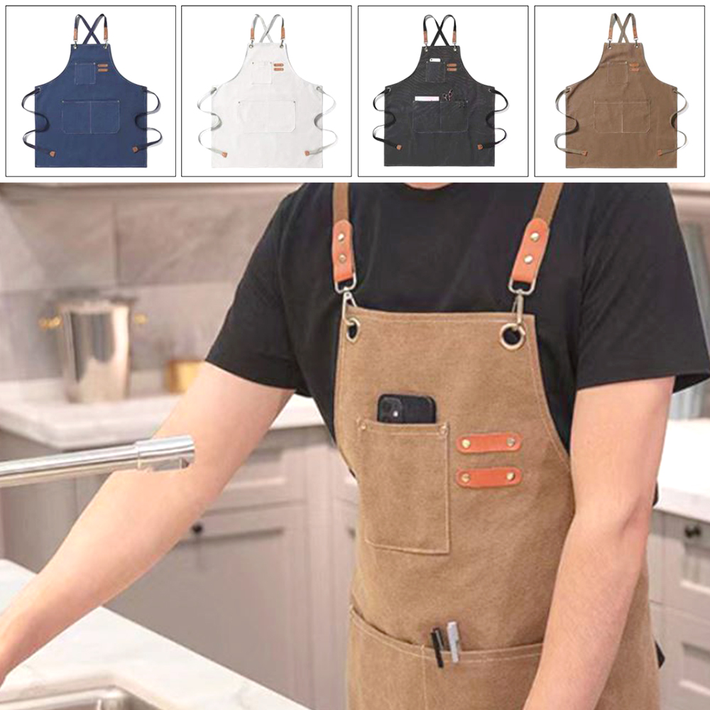 남녀 방수 앞치마 다목적 공방 카페 미술 미용 가림막