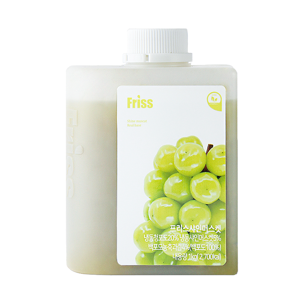 프리스 샤인머스캣 농축액 1kg 청포도베이스 청포도에이드