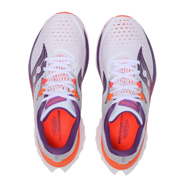 써코니 SAUCONY 엔돌핀 스피드4 여성 러닝화 S10940-129 화이트 바이올렛 - 상세 이미지 2