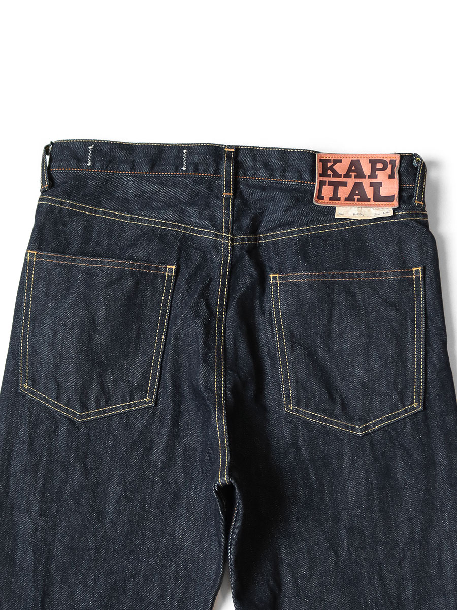 캐피탈 KAPITAL 14oz 데님 5P OKABELLBO 청바지 SLP033SLP108 - 상세 이미지 4
