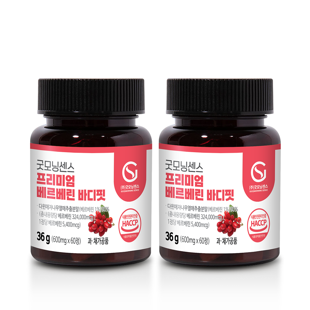 베르베린 바나바잎 함유 식후 관리 탄수화물 케어 1정기준 540mg 60정, 2개 - 상품 이미지