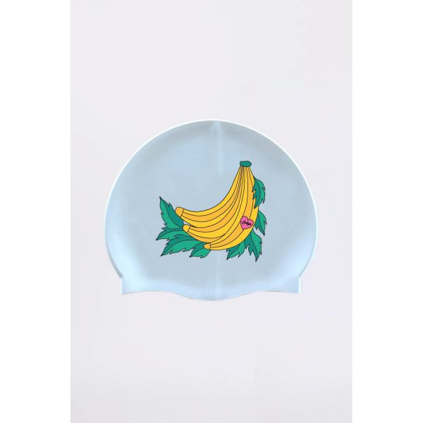 졸린 실리콘 수모 수영모자 바나나 Jolyn Silicone Swim Cap - Bananas - 상품 이미지