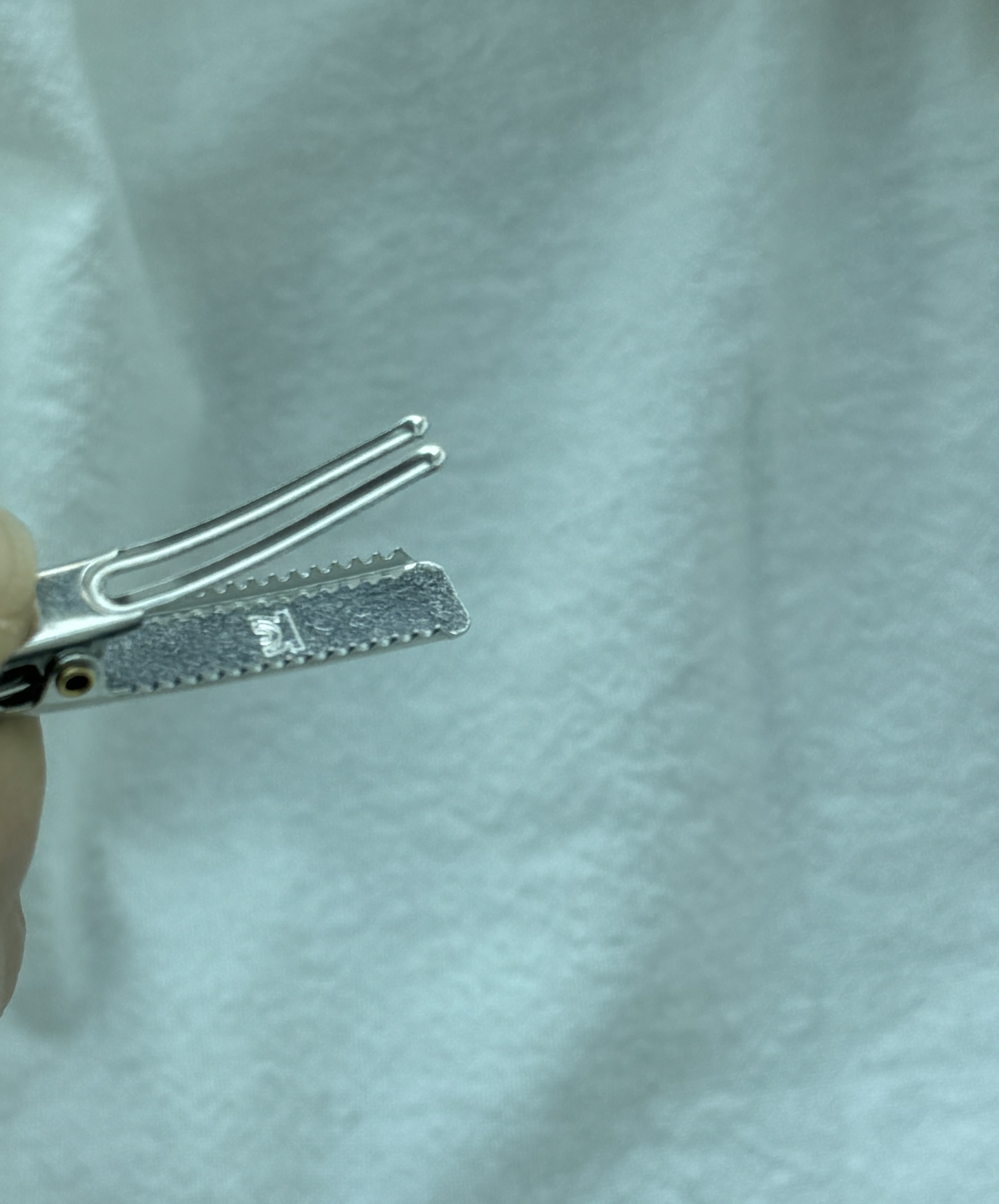 (20개) KC 3.5cm 곡선핀 평 집게핀 무니켈 부자재 머리핀 B00000003 - 상세 이미지 4