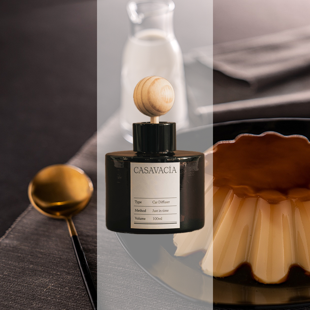 크림 브륄레 차량용 방향제 디퓨저 Eau de Parfum(25%) 빵냄새 - 상품 이미지