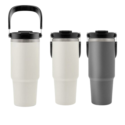 무료 각인텀블러 대용량 양방향 손잡이 메가 텀블러 머그 잔 830ml - 상품 이미지