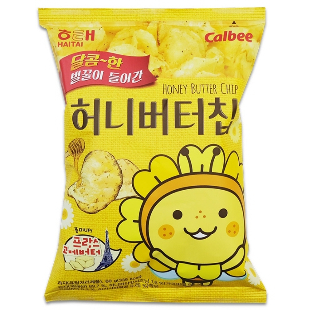 해태 허니버터칩 60g 사무실 간식 주전부리 : 럭키투데이365