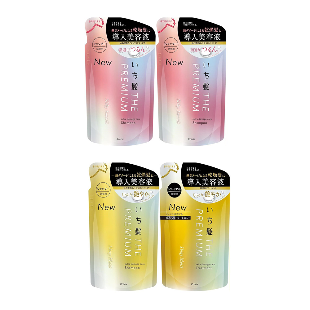 이치가미 프레미엄 논실리콘 샴푸 트리트먼트 리필