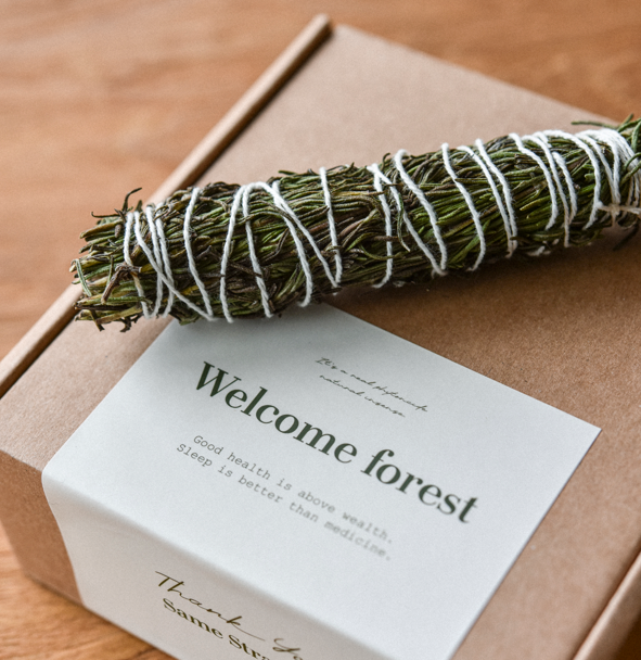 팔로산토 로즈마리 화이트 세이지 스머지 인센스 스틱 천연방향제