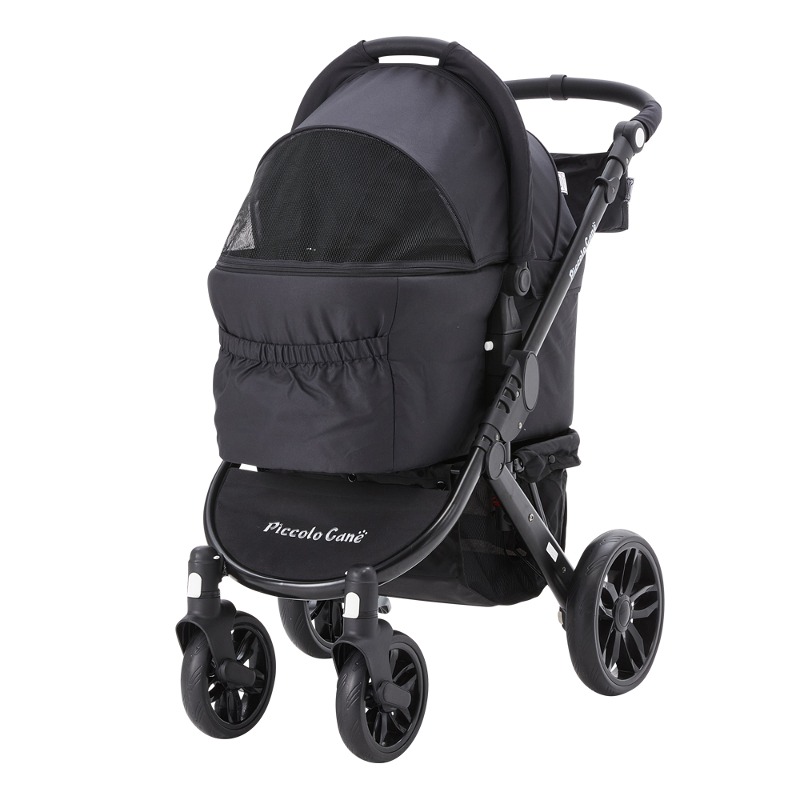 피콜로카네 펫모차 탄토2 블랙라인 올블랙, FREE(One size)