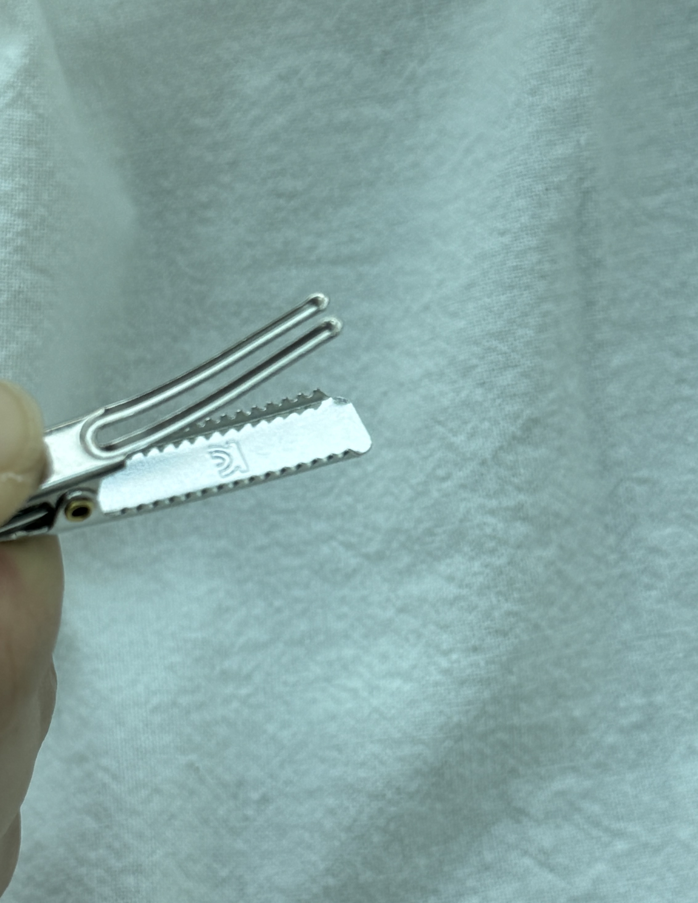 (20개) KC 3.5cm 곡선핀 평 집게핀 무니켈 부자재 머리핀 B00000003 - 상세 이미지 5