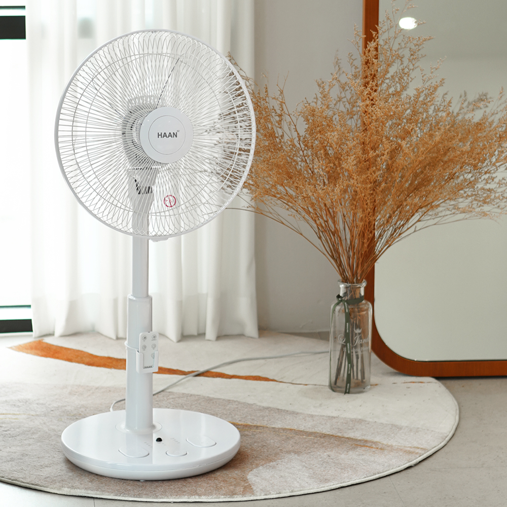 발터치 선풍기 초미풍 거실 리모컨 가정용선풍기 저소음 35cm HDC230