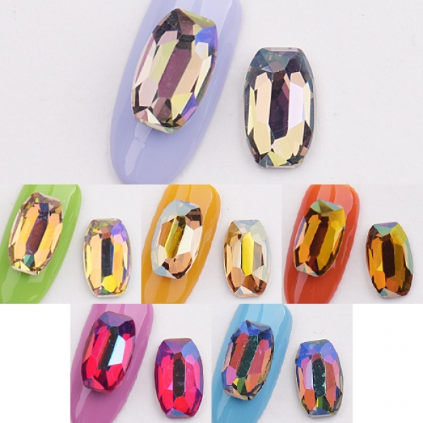 파츠 7855-13x8mm 미러스퀘어 2종 - 상품 이미지
