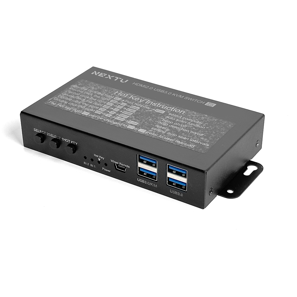 넥스트 NEXT-7002KVM-4K 2:1포트 USB HDMI KVM스위치 - 상세 이미지 2