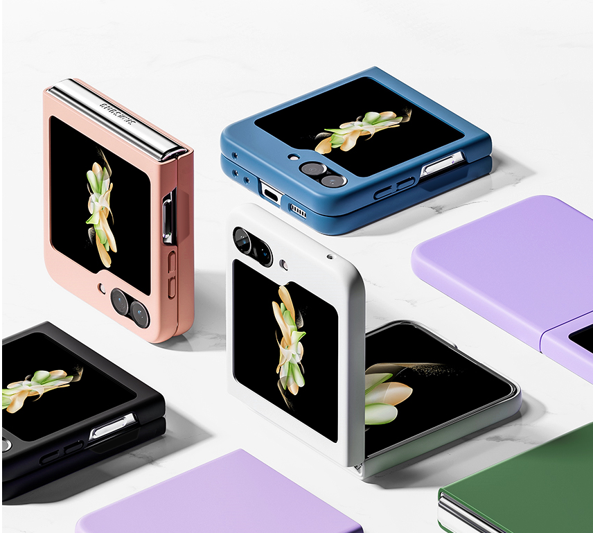 갤럭시 Z플립 슬림 하드 범퍼 핸드폰 케이스 핑크, 갤럭시Z 플립6 - 상세 이미지 2