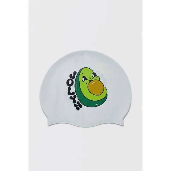 졸린 실리콘 수모 수영모자 아보카도 Jolyn Silicone Swim Cap - Avo - 상품 이미지