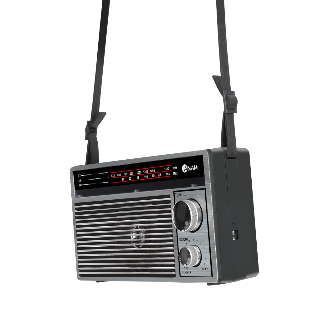 휴대용 레트로 라디오 옛날 탁상용 등산용 효도 건전지 재난 소형 아날로그 스피커
