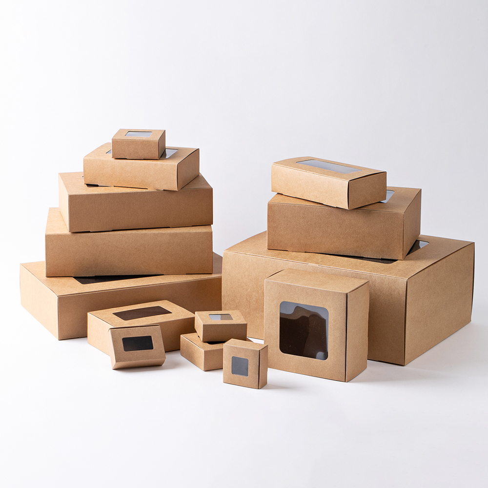 W0 투명창박스 정사각 S01 타입1 블랙 6.5x6.5x3 디자인 미니 상자 선물케이스 이미지 7