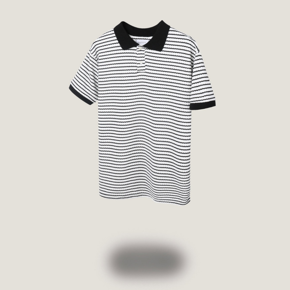 머슬핏카라티 어깨넓어보이는반팔 쿨티셔츠 남자흰티 - 상세 이미지 2