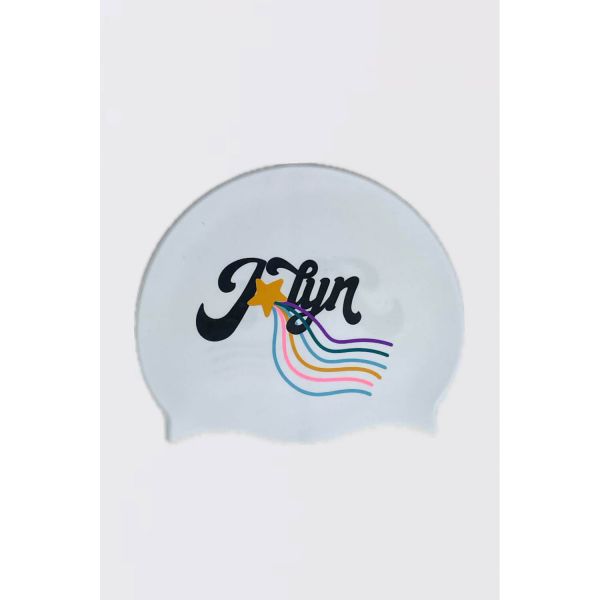 졸린 실리콘 수모 수영모자 슈팅스타 Jolyn Silicone Swim Cap - Shooting Star - 메인 이미지
