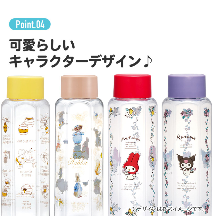 [발주상품 2~4 영업일 후 발송예정] 스케이터 무민 캐릭터 육각 블로 보틀 350ml PDH4 - 주방·식기 - 하카타몰
