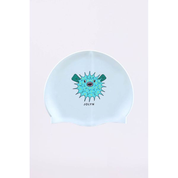 졸린 실리콘 수모 수영모자 퍼프 Jolyn Silicone Swim Cap - Puff - 메인 이미지