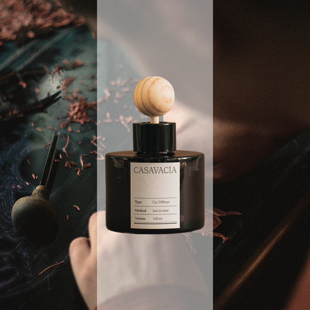 블랙 샤프란 차량용 방향제 디퓨저 Eau de Parfum(25%) BMW 벤츠 - 상품 이미지