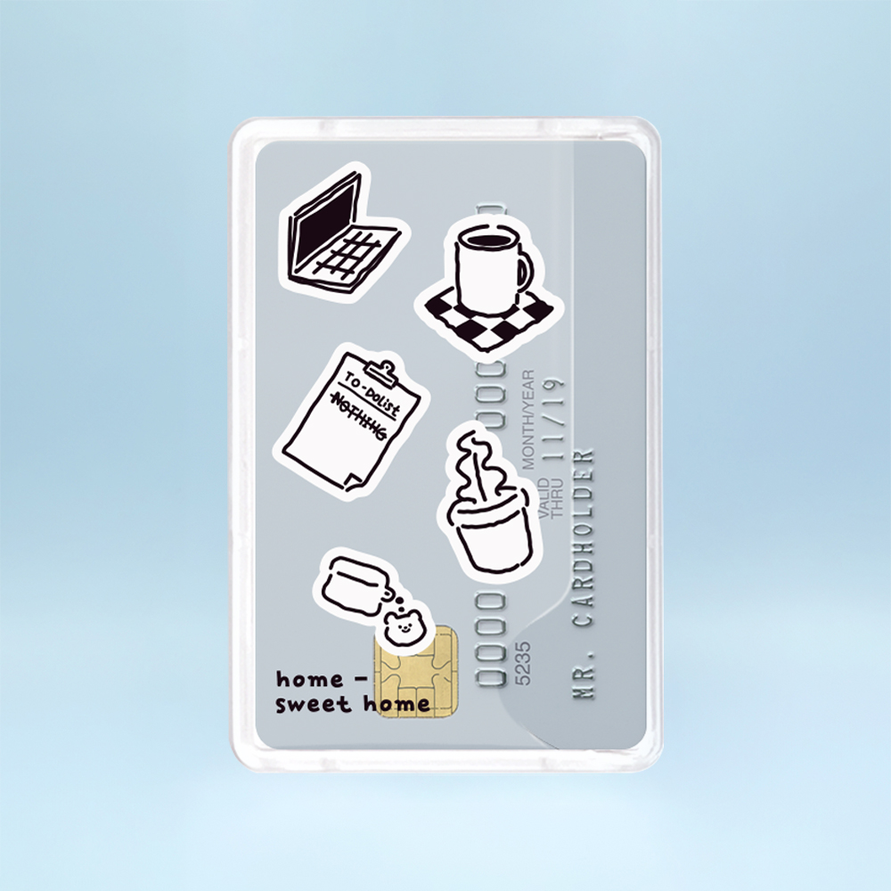 아이폰 맥세이프 카드지갑 마그네틱 투명 스윗 홈