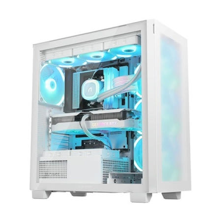 앱코 SUITMASTER M3000 뉴본 ARGB 강화유리 (화이트) 미들타워 케이스