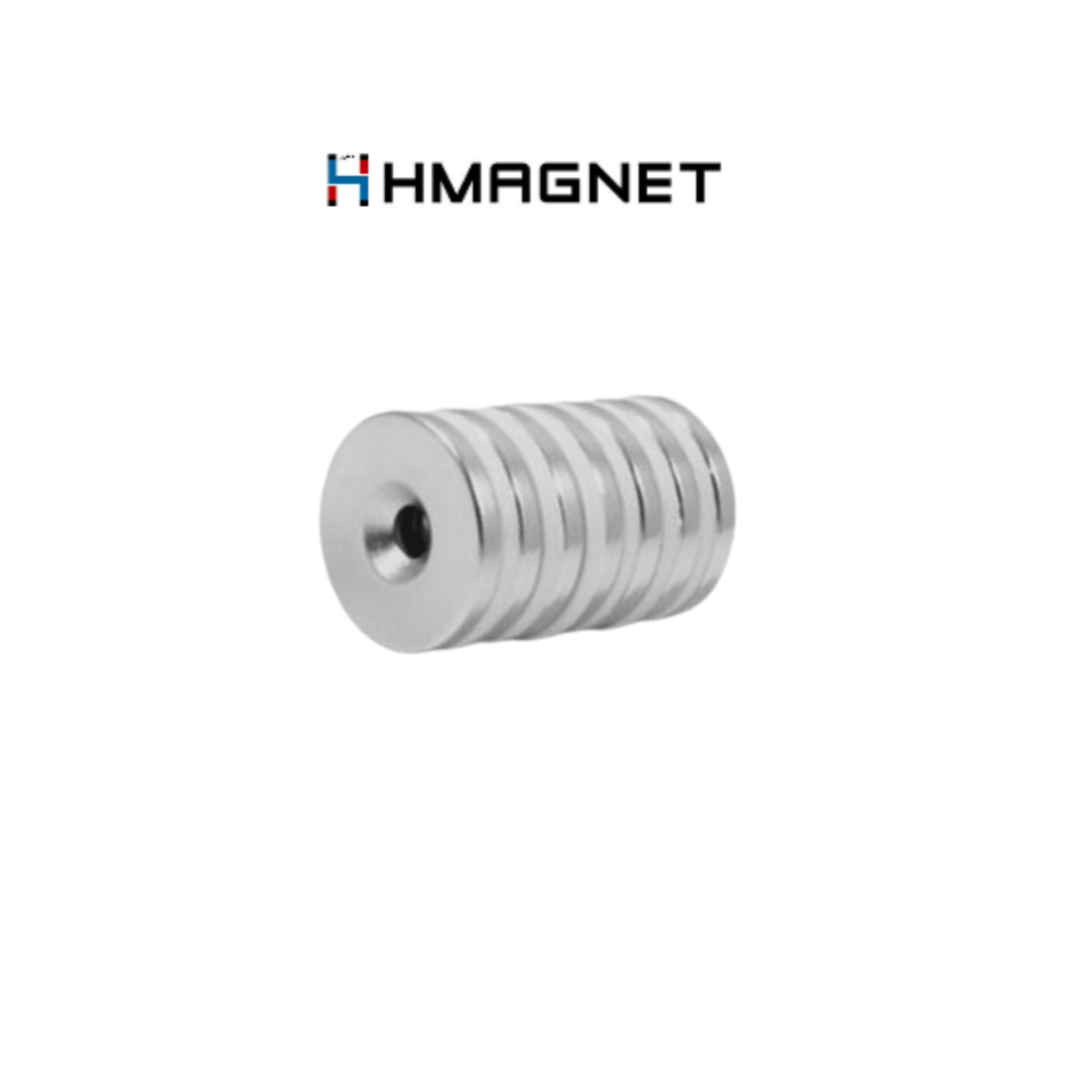 초강력 네오디움 사라 자석 N극 원형, 25x4mm (12.5-6.5) - 상품 이미지