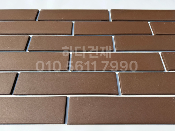 테라코타타일 점토타일 점보하프 브라운 390x90x12T / 하다건재