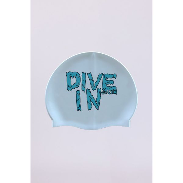 졸린 실리콘 수모 수영모자 다이브 인 Jolyn Silicone Swim Cap - Dive In - 메인 이미지