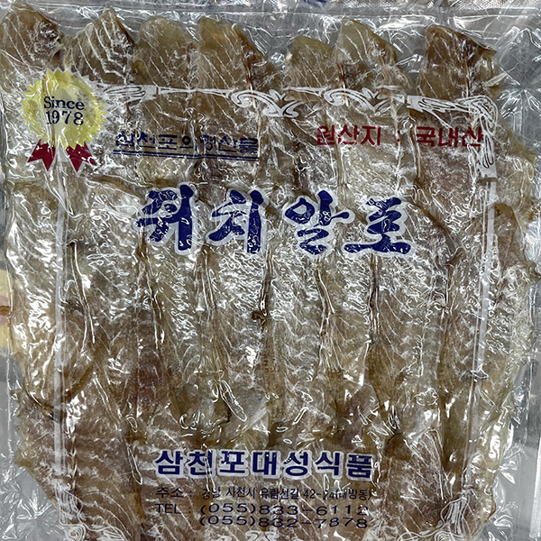 국내산 건어물 삼천포 쥐치알포 300g : 나라 몰