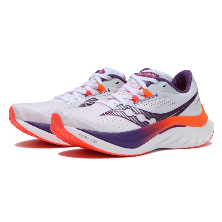 써코니 SAUCONY 엔돌핀 스피드4 여성 러닝화 S10940-129 화이트 바이올렛 - 상품 이미지