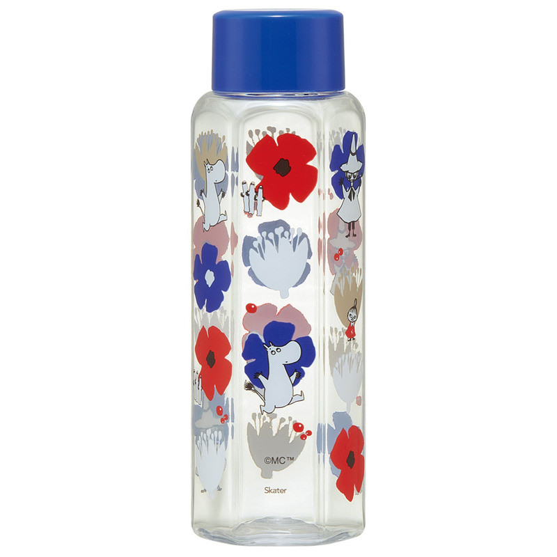 [발주상품 2~4 영업일 후 발송예정] 스케이터 무민 캐릭터 육각 블로 보틀 350ml PDH4 - 주방·식기 - 하카타몰