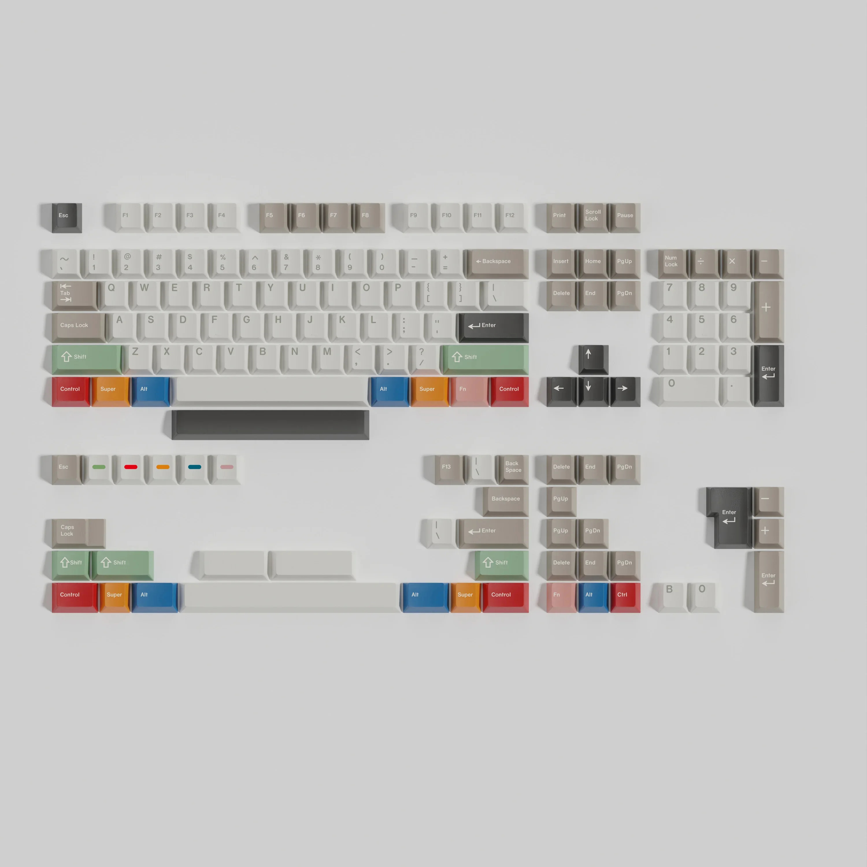 GMK PBT 키캡 체리 프로파일 MX 스위치 기계식 키보드용 153키 - 상세 이미지 5
