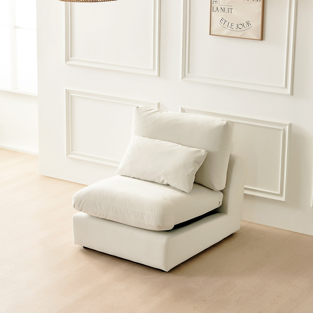 동서가구 헤이스 구스 워셔블 풀커버 아쿠아텍스 패브릭 모듈형 1인 소파 암리스 DF924516