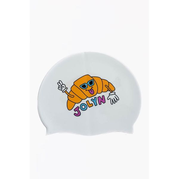 졸린 실리콘 수모 수영모자 크로와상 Jolyn Silicone Swim Cap - Croissant - 메인 이미지