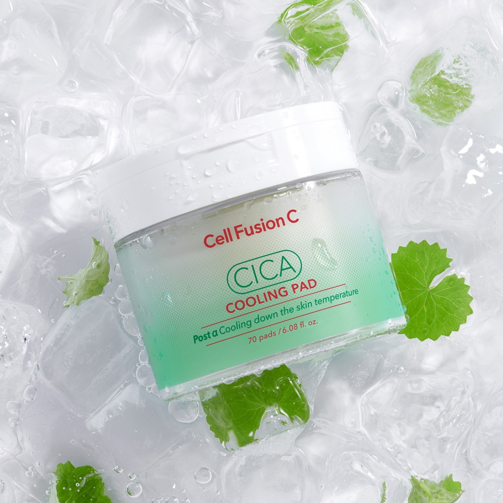 셀퓨전씨 포스트알파 시카 쿨링 패드 70매 / 저자극 진정 쿨링 데일리 토너 패드 제품 이미지